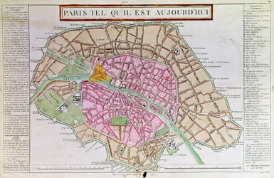Plan de Paris, juin 1800